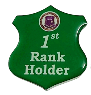 1ST RANK HOLDER
