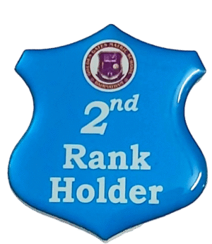 2nd Rank Holder
