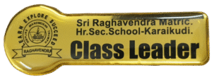 Gold Acrylic Badge For School Students