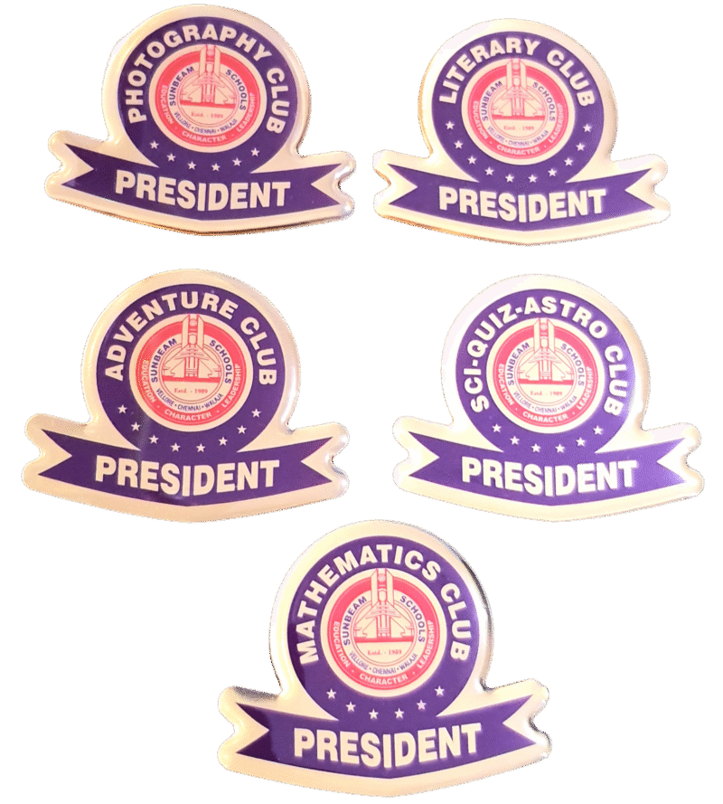 PRESIDENT GOLD CLUB BADGE