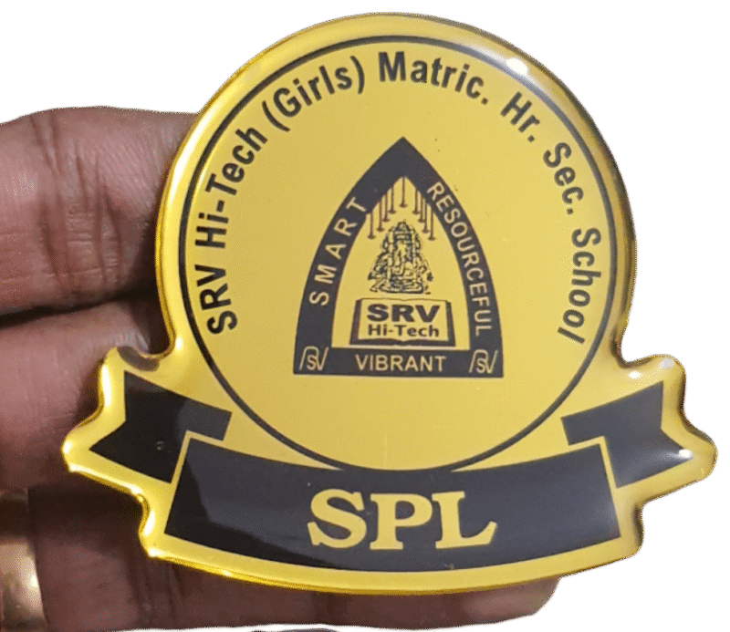 SPL Gold Acrylic Badge